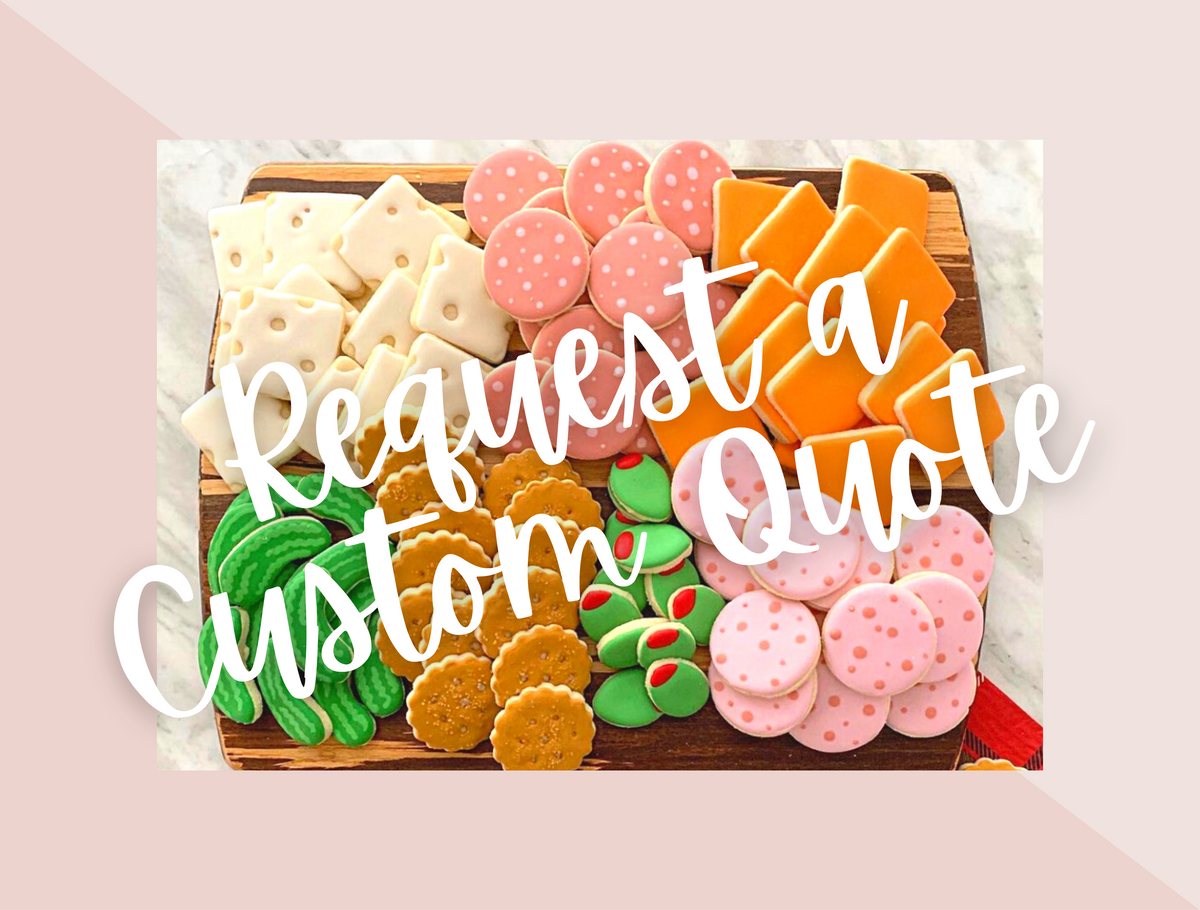 Request a Quote for Custom Cookies Sugar + Butter Baking Co.