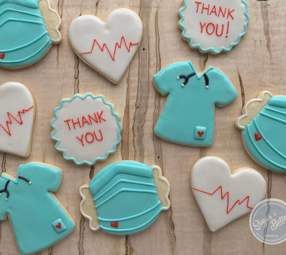 Custom Thank You Sugar Cookies - Request a Quote